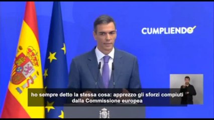Dazi, Sanchez: sostengo accordo Usa-Ue ma "senza alcun entusiasmo"