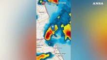 Nubifragio a San Benedetto, auto bloccate nei sottopassi