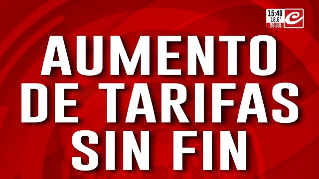 La tarifas subieron más de 600% en un año y medio: luz, agua y transporte lo que más subió