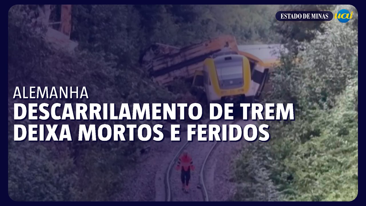 Descarrilamento de trem deixa mortos e feridos na Alemanha