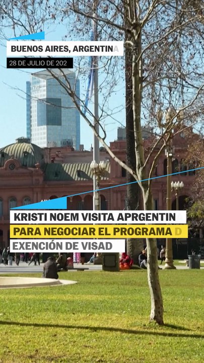 ARGENTINA negocia con ESTADOS UNIDOS por la exención de VISA