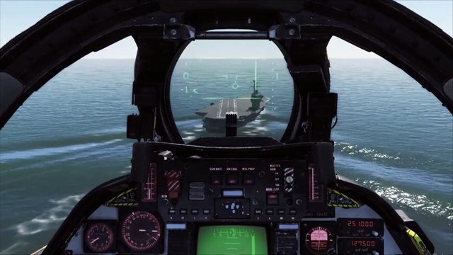 Grumman F 14 B Tomcat US Navy case I Carrier Recovery DCS 🌍