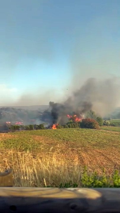 GIGEAN - Feu de Cournonsec : une mobilisation exemplaire face à un incendie hors norme