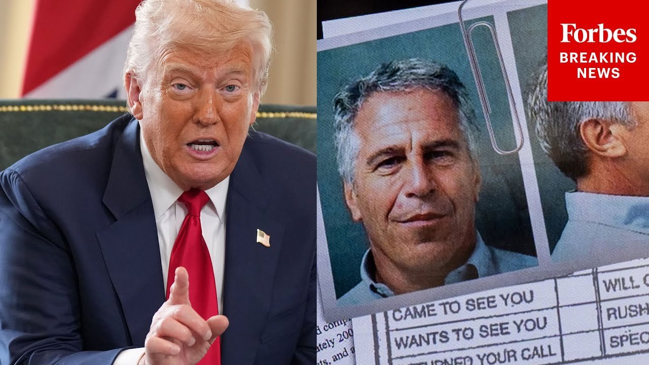 'I Don't Do Drawings Of Women': Trump Completely Denies WSJ Jeffrey Epstein Birthday Card Report