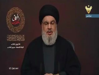 20190908 كلمة السيد حسن نصر الله في الليلة التاسعة من شهر محرم 1441