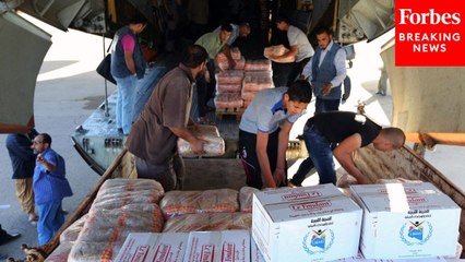 Airdrops Of Key Supplies In Gaza Prompt Race For Food, Medical Supplies