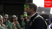Vice President JD Vance Tours A Steel Plant In Canton, Ohio