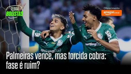 Vitória não basta? Torcida do Palmeiras segue insatisfeita com desempenho da equipe