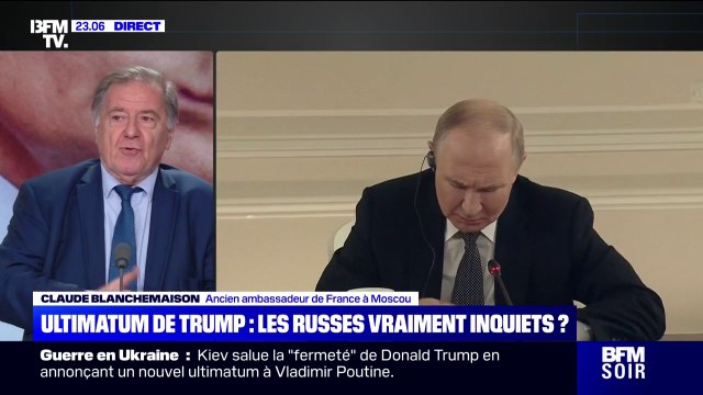 Guerre en Ukraine: Donald Trump veut un cessez-le-feu non négocié, ça ne s'est jamais vu , affirme Claude Blanchemaison, ancien ambassadeur de France à Moscou