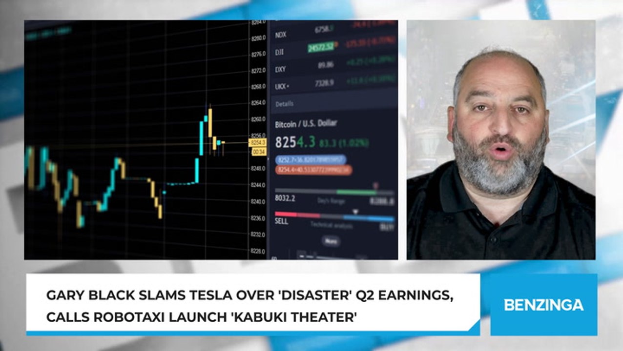 Gary Black Slams Tesla Over 'Disaster' Q2 Earnings, Calls Robotaxi Launch 'Kabuki Theater'