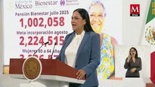 Ariadna Montiel anuncia calendario de Pensión Mujeres Bienestar