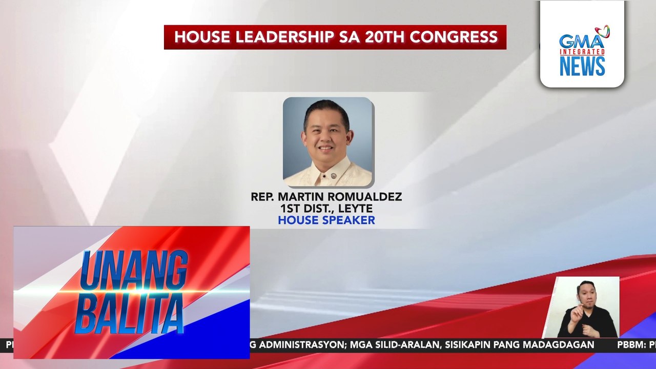 House leadership sa 20th Congress | Unang Balita