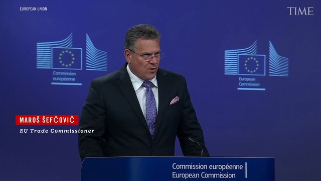 European Union Trade Commissioner Says EU-US Deal Brings Renewed Stability