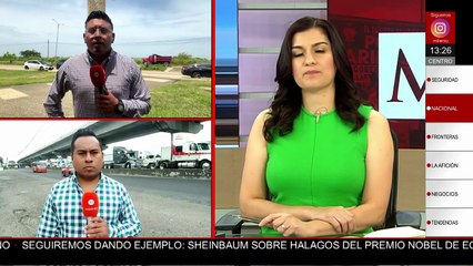 Manifestación de transportistas provoca bloqueos en la autopista México–Puebla