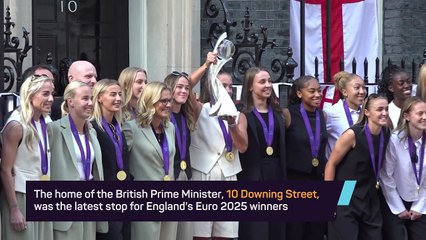 Downing Street the latest stop on England celebration tour