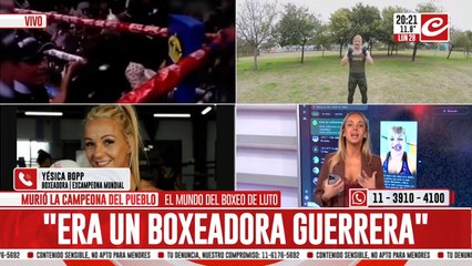 Yésica Bopp, ex campeona mundial minimosca: "Se nos fue una gran referente"