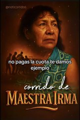 Noticorridos: Corrido para la maestra Irma Hernández