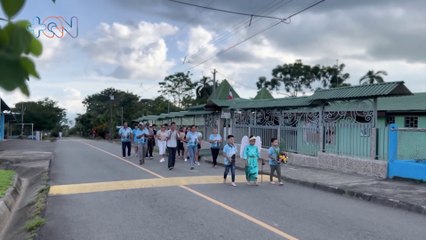 La fe no tiene fronteras: esta comunidad celebra su propia romería