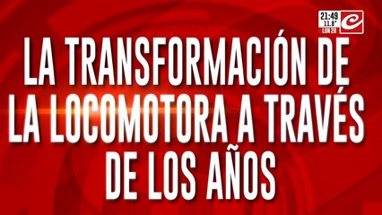 La transformación de la locomotora a través de los años.