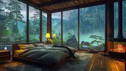 @ Beautiful Sleep Music☔️Open the window and Lie down in bed - Let the sound of rain wash away stress_1_20250729_093817