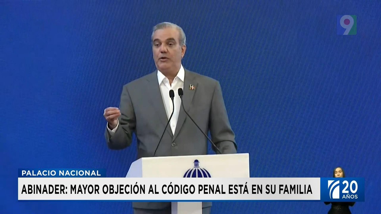 Abinader asegura que la mayor objeción al Codigo Penal es su familia | Emisión Estelar SIN con Alicia Ortega