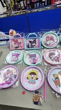 Unboxing and Review of Cartoon Diamond Painting Kits for Kids Arts and Crafts for Girls Birthday Retun Gifts Diamond Painting Kits