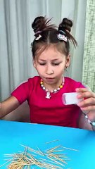 Oops!_Turned_a_Mess_into_Cute_Hedgehogs!_🦔✨_Fun_Toothpick_Cleanup_Game_#diy(360p)
