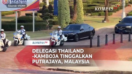 Dikawal Ketat! Delegasi Thailand-Kamboja Tinggalkan Putrajaya Malaysia usai Sepakat Gencatan Senjata