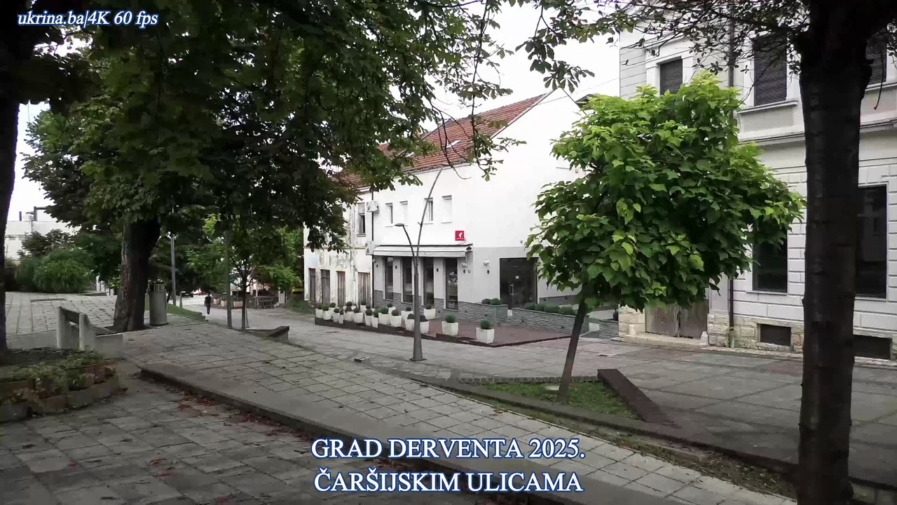 DERVENTA 2025. - GRADSKIM ULICAMA 4K 60 fps 60 fps