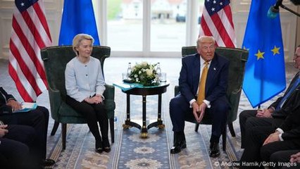 US-EU trade talks: Trump hails 'biggest deal ever made'