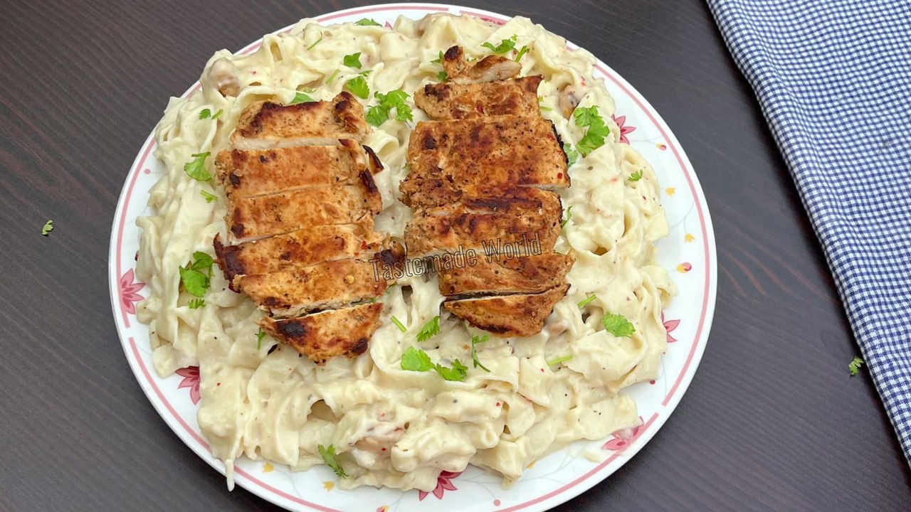 Creamy Fettuccine Pasta Recipe | Fettuccine Alfredo Recipe | Pasta Recipe | Creamy Pasta Recipe