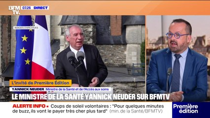 Budget 2026: Yannick Neuder souligne que les arrêts maladie sont "une chance" mais appelle à "les utiliser avec modération"