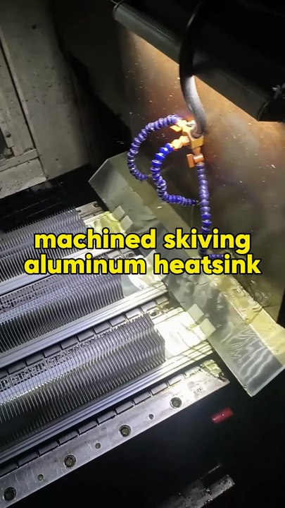machined skiving aluminum heatsink