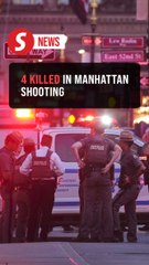 Gunman kills four, including police officer, in Manhattan skyscraper, then takes own life