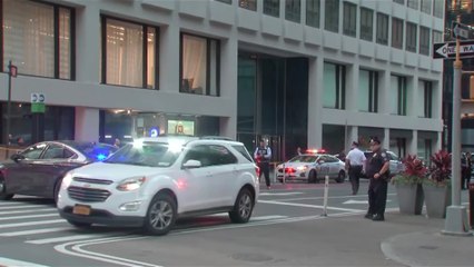 'I saw a guy on the floor': eyewitnesses recount shooting in Manhattan