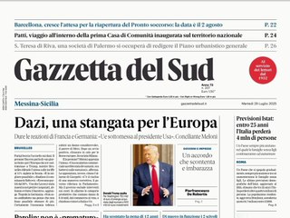 Rassegna stampa 29 luglio Messina