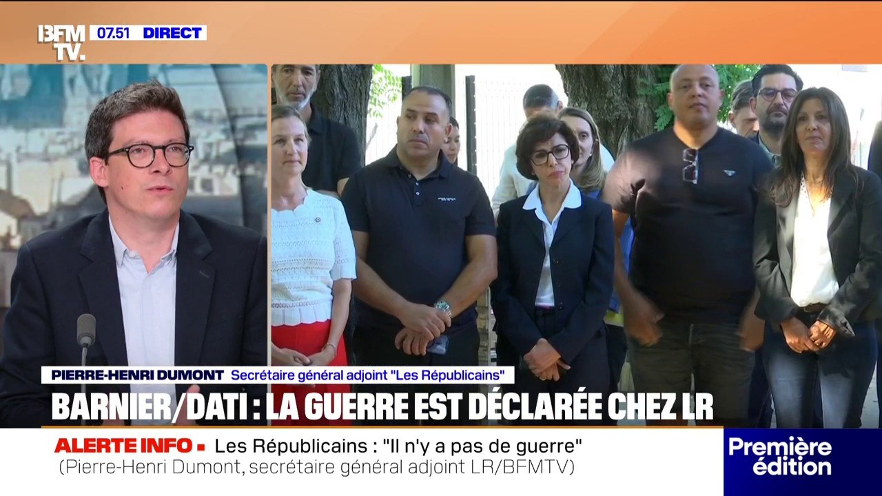 "Le destin de Rachida Dati est d'être maire de Paris", déclare Pierre-Henri Dumont, secrétaire général adjoint "Les Républicains"