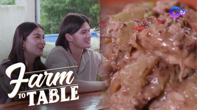 Chef JR Royol cooks Tinola Express for Lexi Gonzales and Gil Cuerva! | Farm To Table