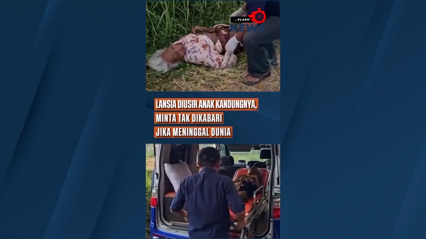 Viral di Medsos Lansia Diusir Anak Kandungnya, Minta Tak Dikabari Jika Meninggal Dunia