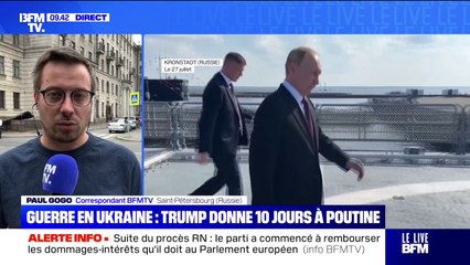 "Un pas de plus vers la guerre": le Kremlin répond à l'ultimatum de Donald Trump