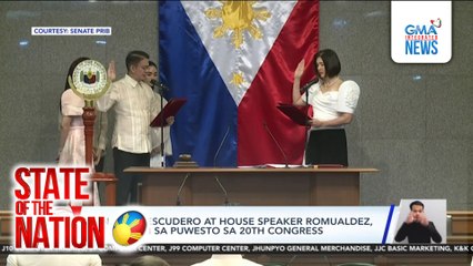 Sen. Pres. Escudero at House Speaker Romualdez, nananatili sa puwesto sa 20th Congress | SONA