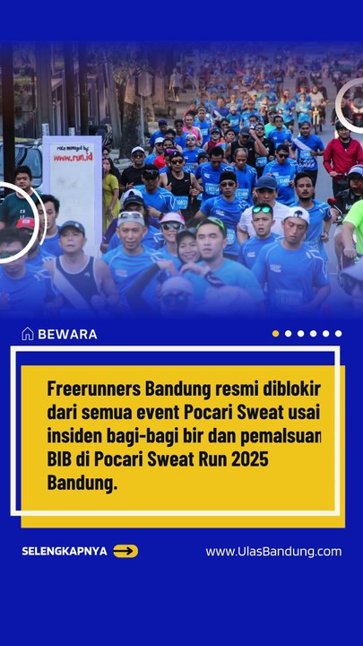 Freerunners Bandung Diblacklist dari Semua Event Pocari Sweat
