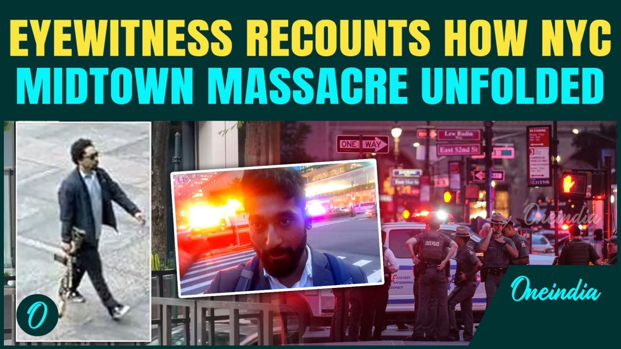 NYC Shooting Chilling Details: Eyewitness Explains Moment of Midtown Shooting - 'He Walked with a..'