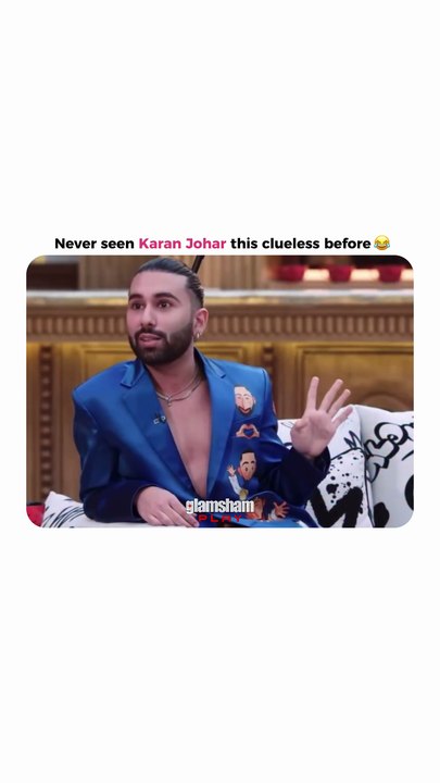 Orry turned Karan Johar into the confused friend at brunch and honestly? Iconic 🥂  #GlamSham #Orry #Karan Johar #Interview   [ GlamSham, Orry, Karan Johar, Interview ]