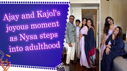 Kajol gets emotional as daughter Nysa Devgan graduates, calls it a ‘special occasion’