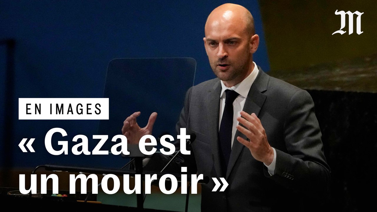 Gaza : Jean-Noël Barrot tâche de raviver la solution à deux Etats lors d'un discours à l'ONU