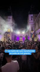 La mairie de Lyon transformée en boîte de nuit géante