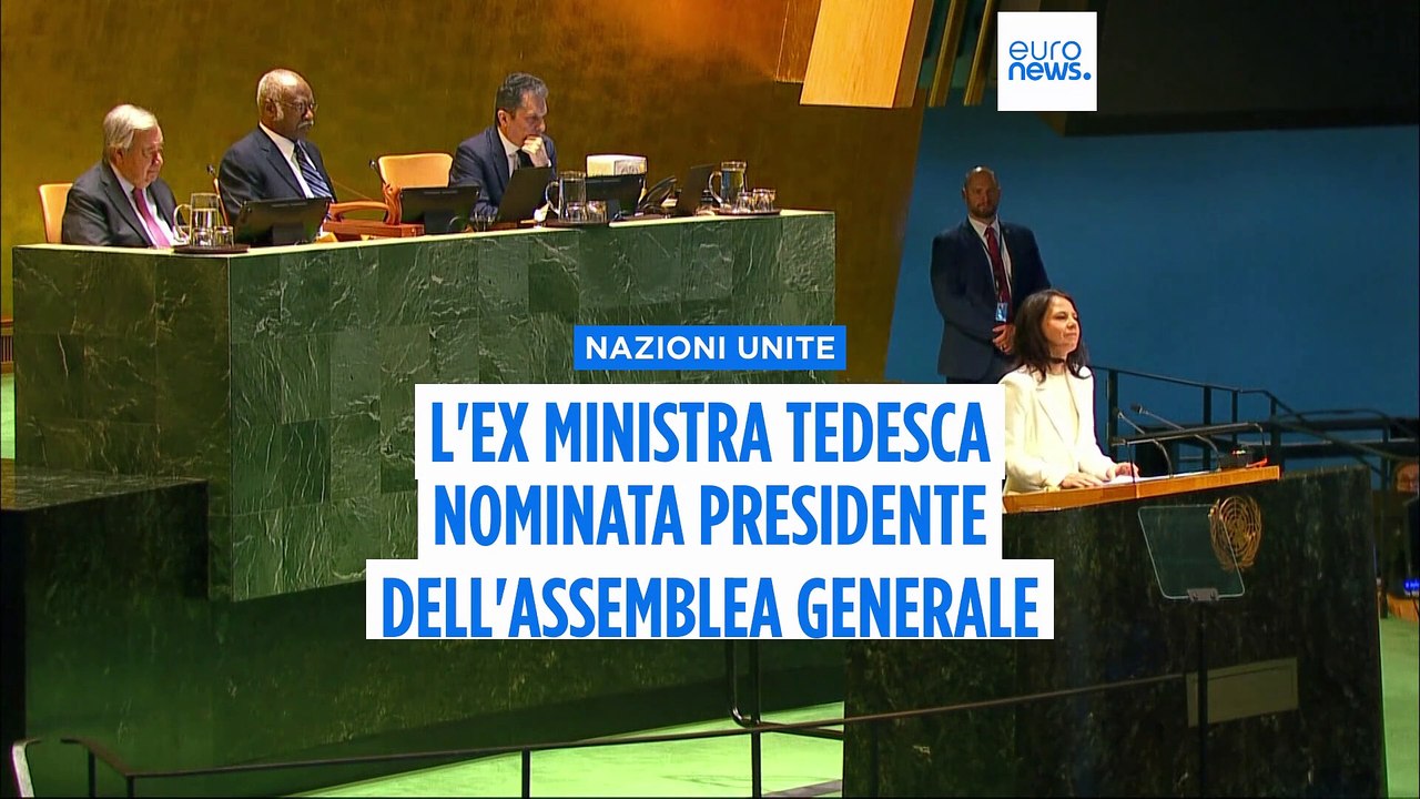 Annalena Baerbock eletta presidente dell'Assemblea Generale delle Nazioni Unite