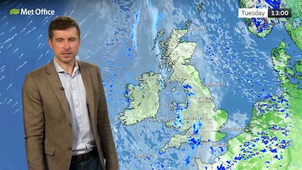 Met Office Tuesday afternoon weather forecast 29/07/2025