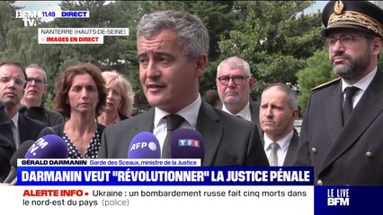 "Il y a beaucoup de dysfonctionnements dans le ministère de la Justice, d'abord par un manque de moyens", déplore Gérald Darmanin